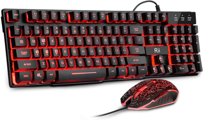 Rii ProGlow Keyboard & Mouse Set - Dynamic LED Edition