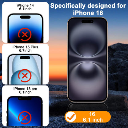 SIBEITU 3+3 Pack Screen Protector for iPhone 17 6.3 Inch Tempered Glass