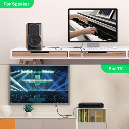 TriConnect Audio Cable: 3-in-1 Lightning/RCA/USB-C