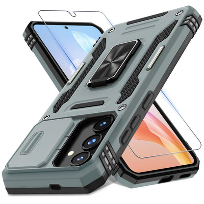 ###DEERLAMN Galaxy A17 Case with Slide Cover-Black