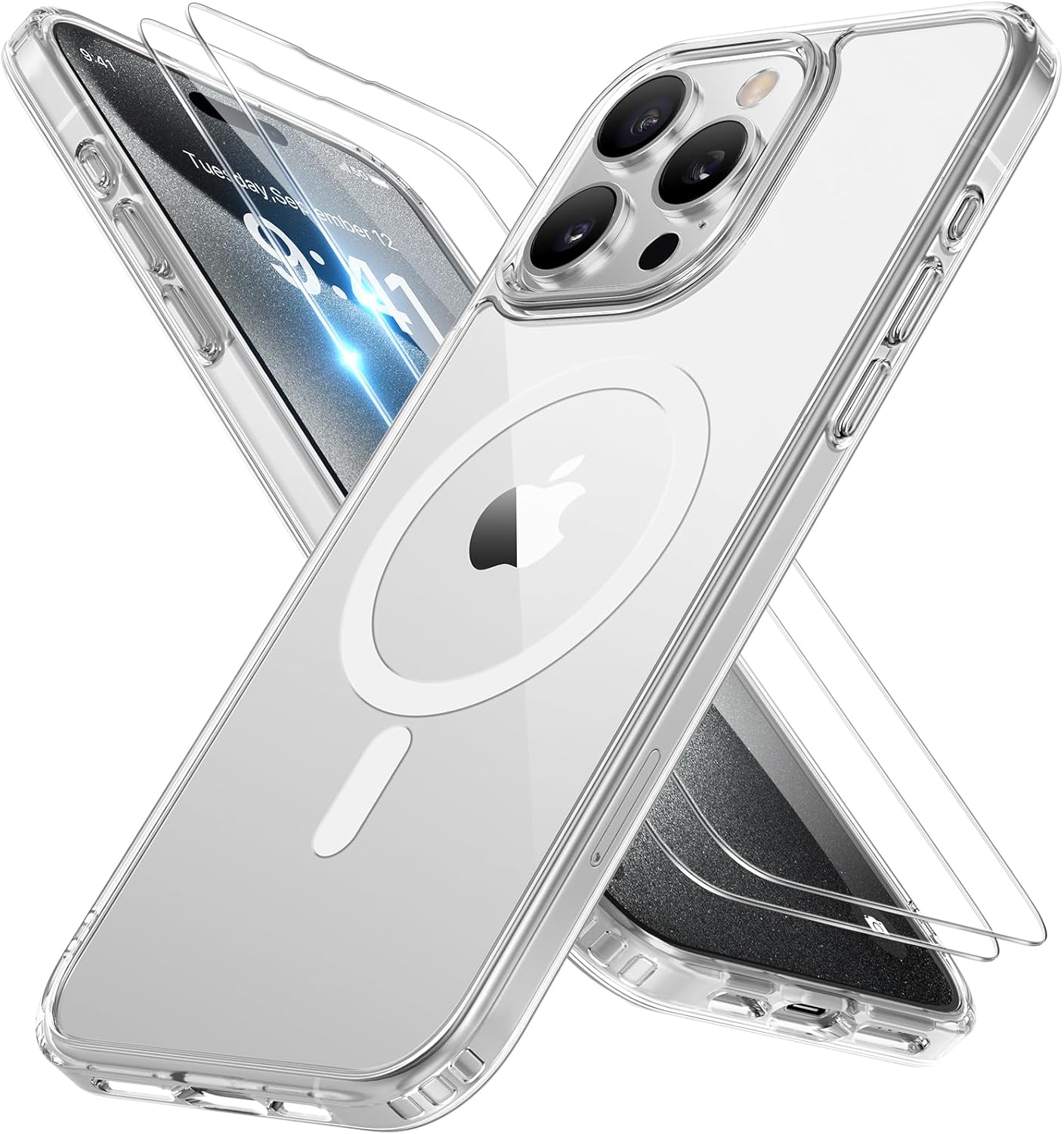 Miracase Magnetic iPhone 14 Case with Protectors