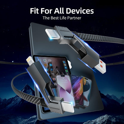 QuadCharge 65W: 4-in-1 Fast Multi-Cable