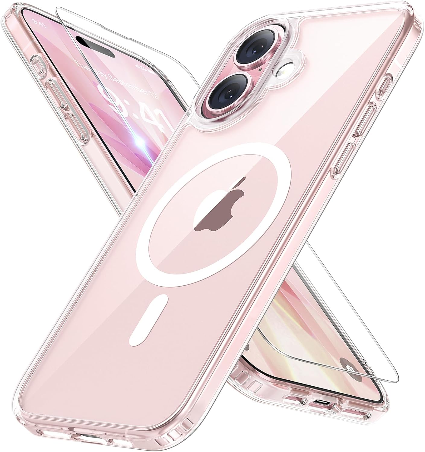 Miracase Magnetic iPhone 14 Case with Protectors