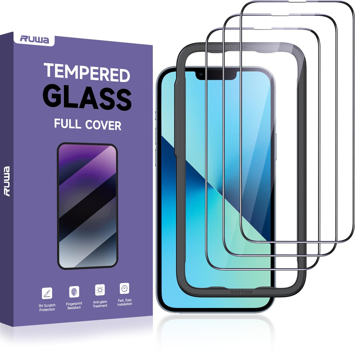 Ruwa Guard: Privacy Screen Protector for iPhone 13/14 - Small Enterprise