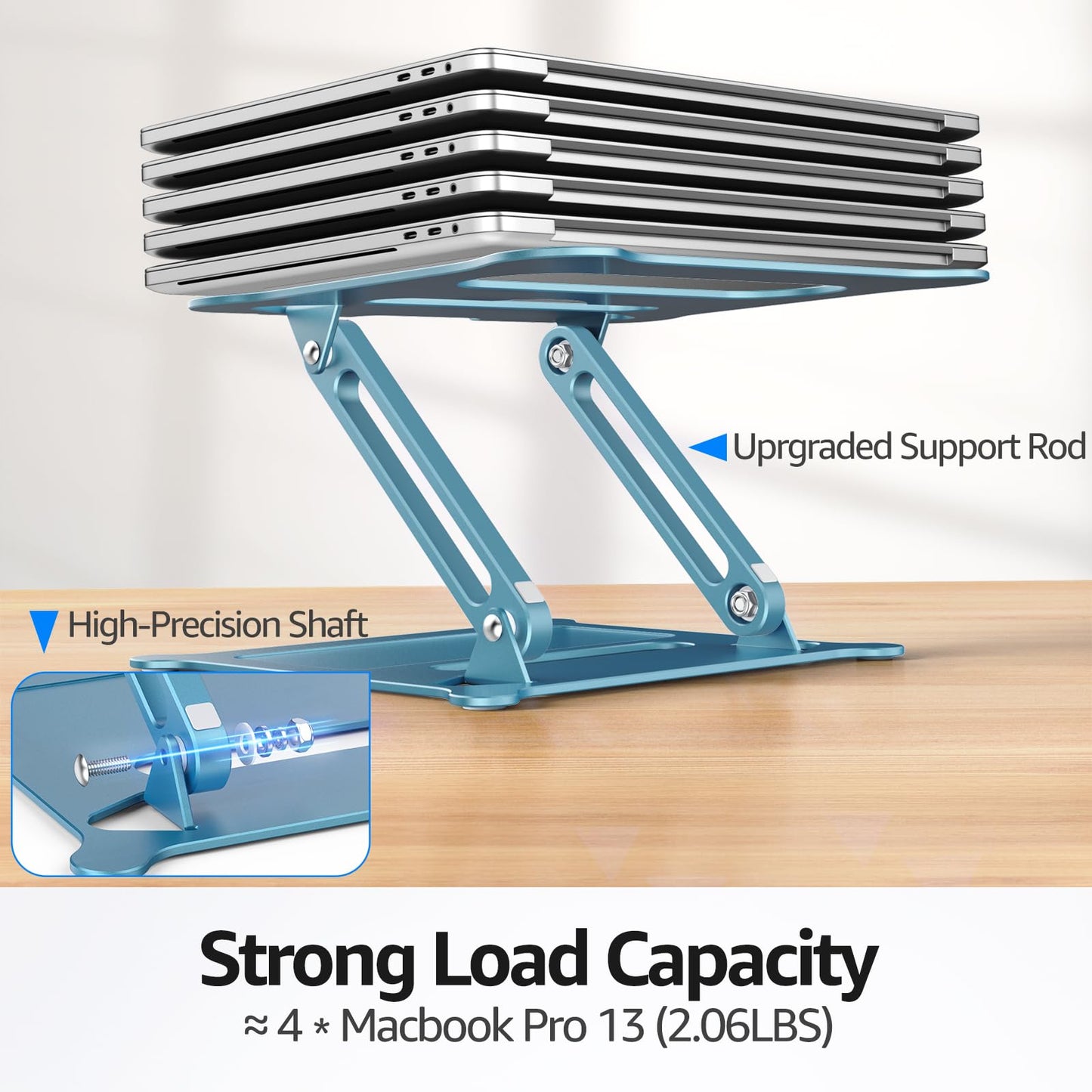 FlexLift: Adjustable Laptop Riser for All Models