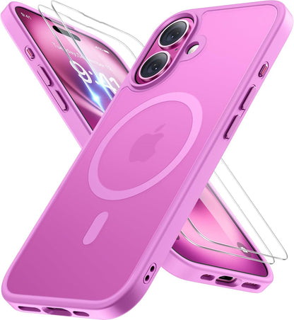 Miracase Magnetic iPhone 14 Case with Protectors