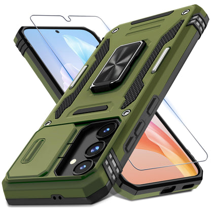 ###DEERLAMN Galaxy A17 Case with Slide Cover-Black