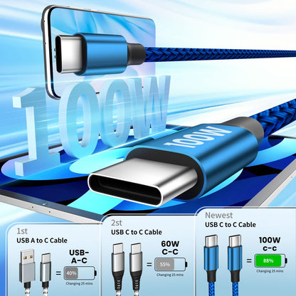 100W USB C 3-in-1 Charging Cable - Small Enterprise
