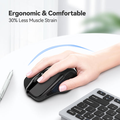 ErgoGlide Wireless: 6-Button, 2600 DPI, 24-Month Power