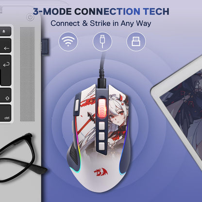 Redragon M612 PRO Swift RGB: 9-Button Gaming Mouse