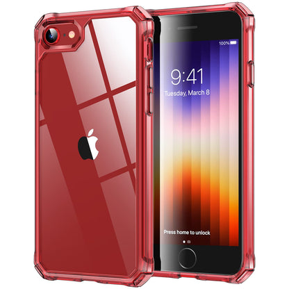 ESR for iPhone SE (2022) Case, iPhone SE (2020) and iPhone 8, Military-Grade Protection, Shock-Absorbing Corners, Yellowing-Resistant Back, Phone Case for SE 3/2, Air Armor Case, Clear Black