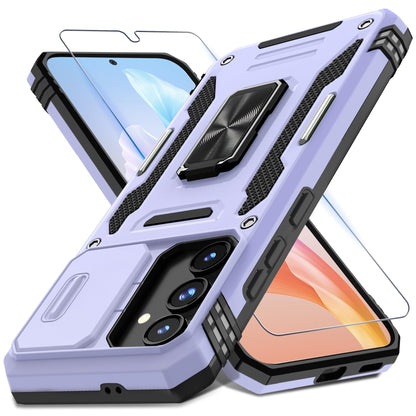 ###DEERLAMN Galaxy A17 Case with Slide Cover-Black
