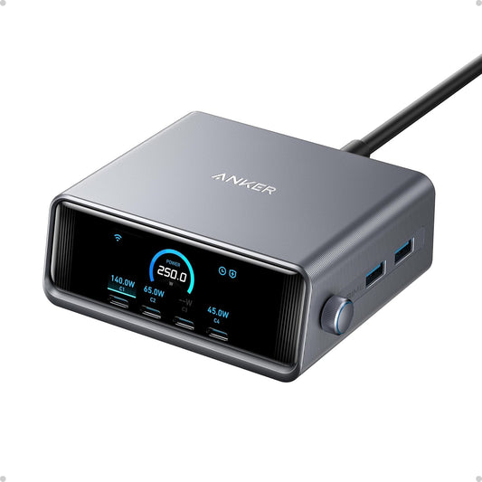 Anker Prime 250W 6-Port GaN USB C Charger
