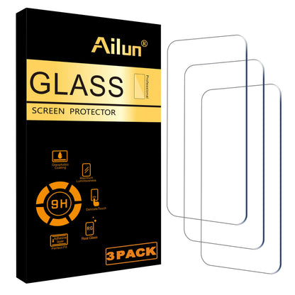 Ailun iPhone 16/15/15 Pro 6.1 Screen Protector 3-Pack