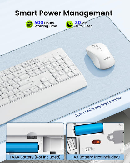 Seenda SyncPro: Ergonomic Bluetooth Keyboard & Mouse