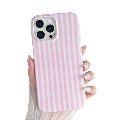Yeddabox for iPhone 17 Pro Max Case Cute Striped Phone Case Soft TPU Slim Shockproof Phone Cover for Women Girls, Pink