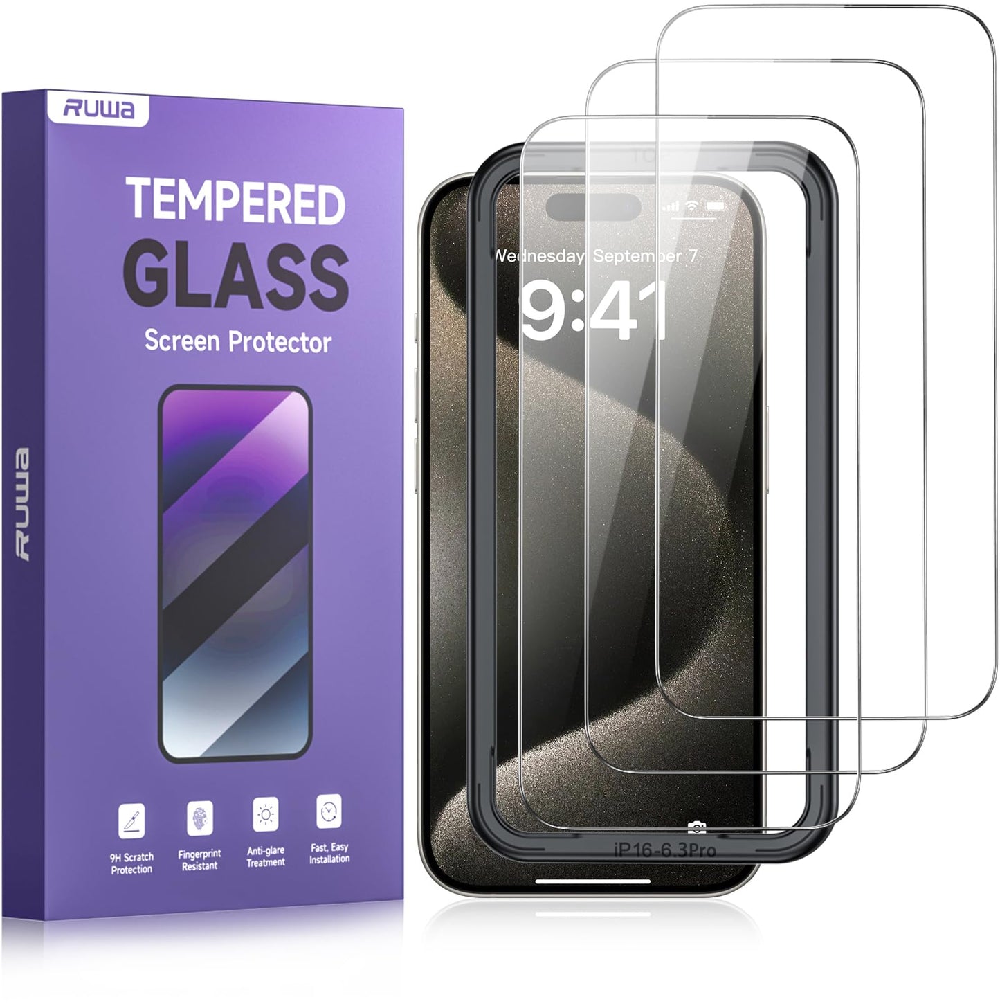 Ruwa Guard: Privacy Screen Protector for iPhone 13/14 - Small Enterprise