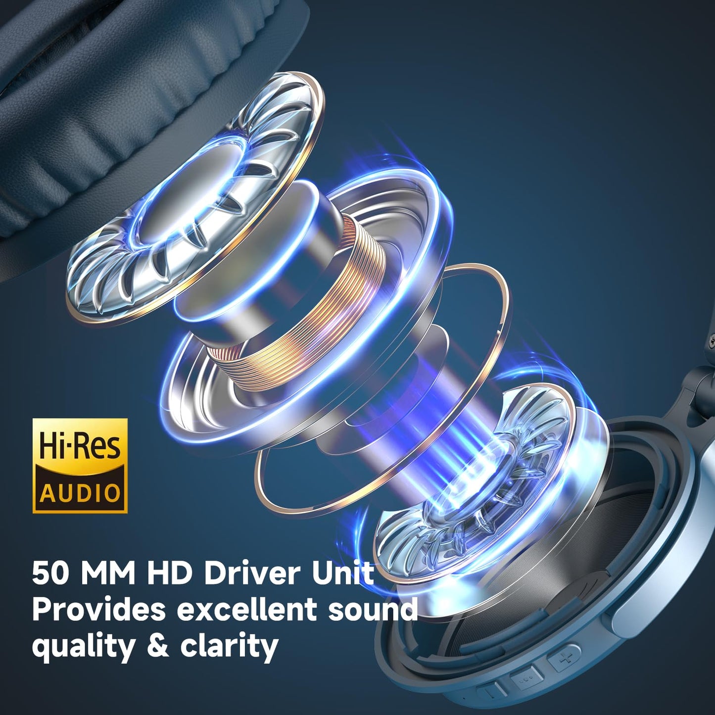 OneOdio ProC: 110Hr Bluetooth Foldable Bass Headset