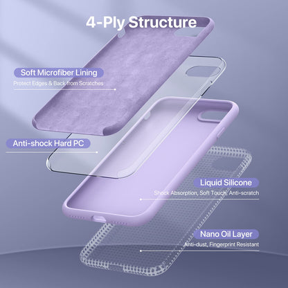 Miracase Capri Blue Slim Shockproof iPhone Case