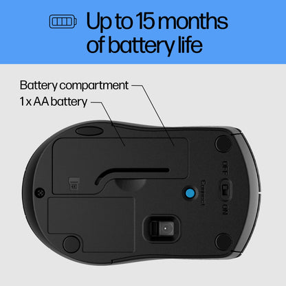 HP GlidePro X3000: Long-Life Wireless Mouse