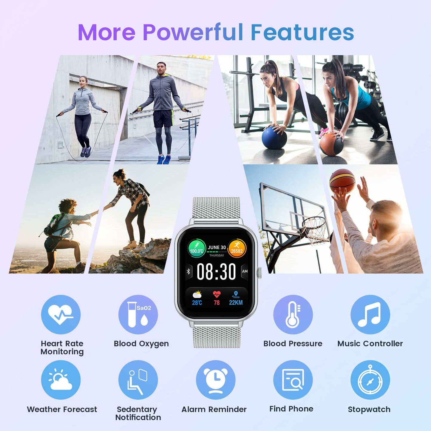 FitGoddess Smartwatch: Health & Fitness Tracker - Small Enterprise