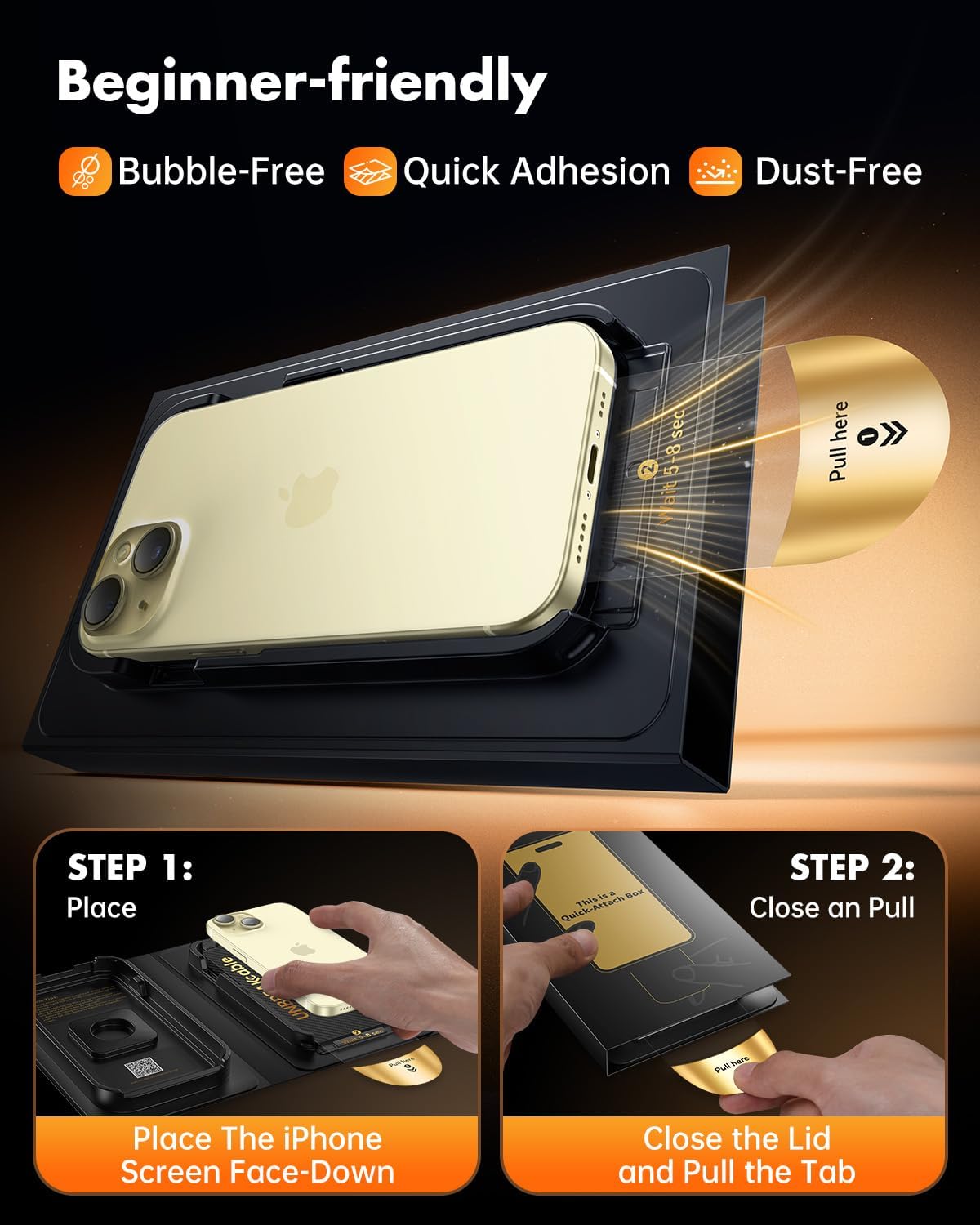 UNBREAKcable iPhone 16 Pro Max Privacy Screen 3 Pack