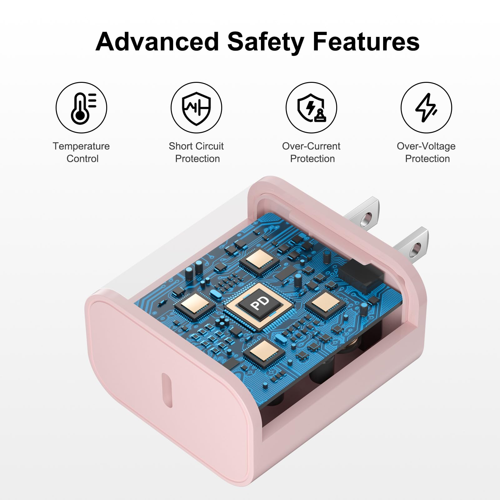 iPad Charger Fast Charging, 20W USB C Charger Block with 10FT & 6FT USB C to C Cable for iPad Pro 13/12.9/11 inch, iPad A16 11th/10th Generation, iPad Air 13/11 inch M4/M3/M2/5th/4th, iPad mini 7/6