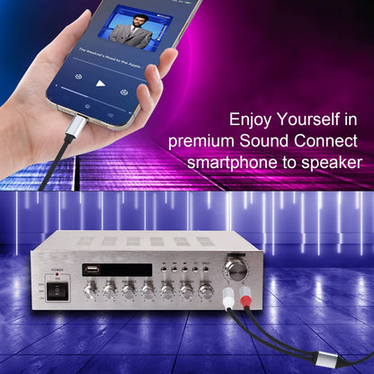 DualConnect Lightning-Y Cable for iPhone & Audio Gear