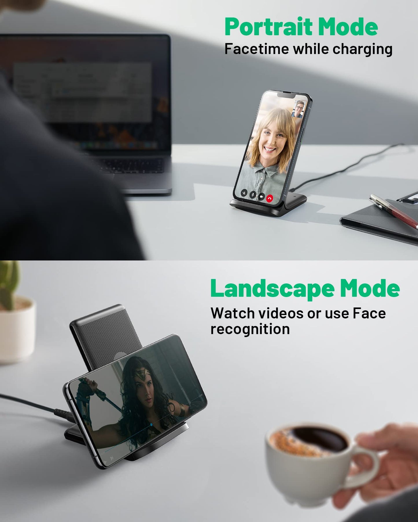 INIU GlowCharge 15W Qi Wireless Charging Station - Small Enterprise