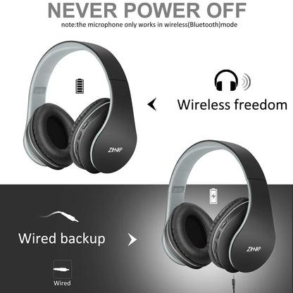 ZIHNIC RoseGold Bluetooth Over-Ear Headphones - Small Enterprise