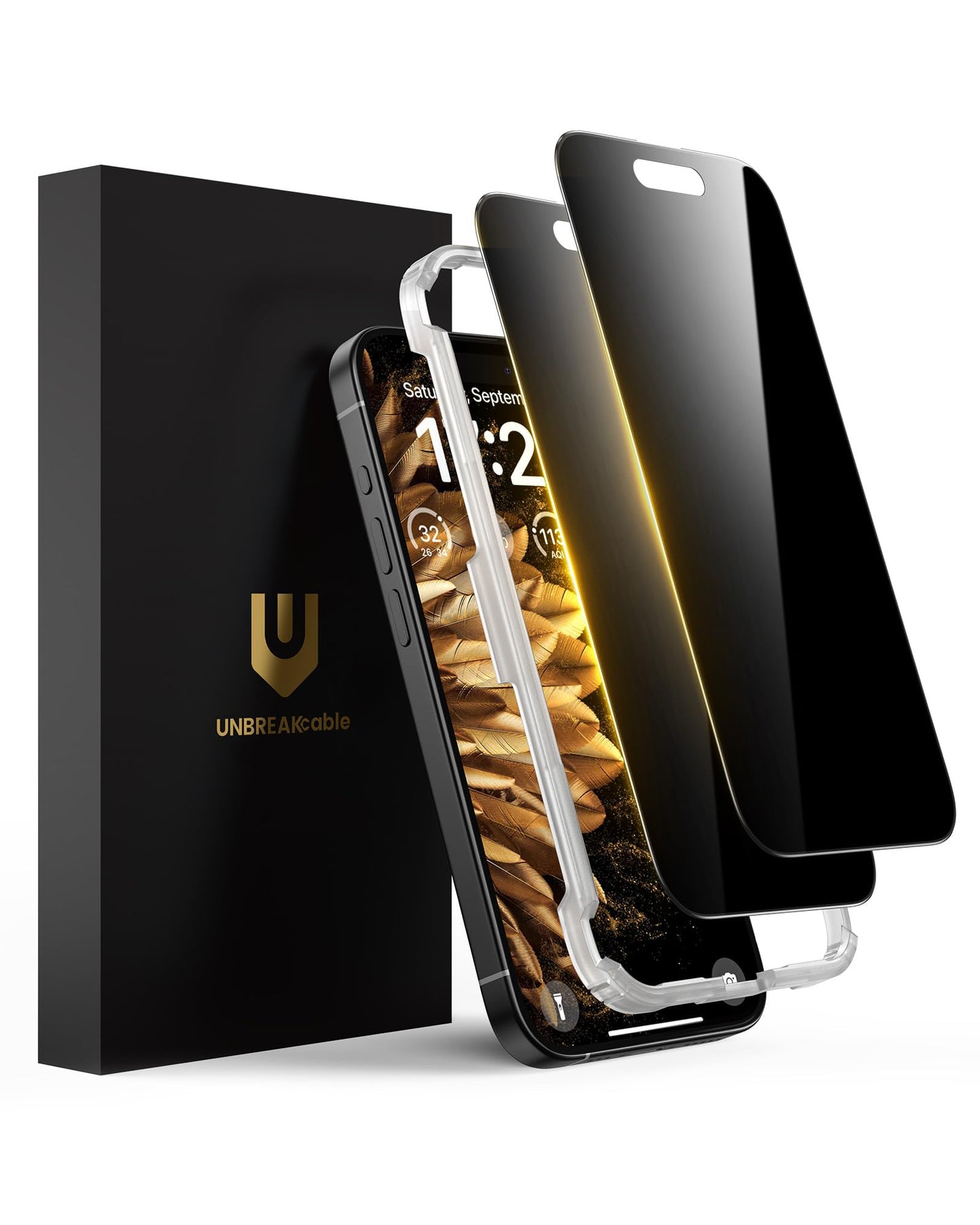 UNBREAKcable iPhone 12 Pro Max Privacy Shield 2-Pack - Small Enterprise