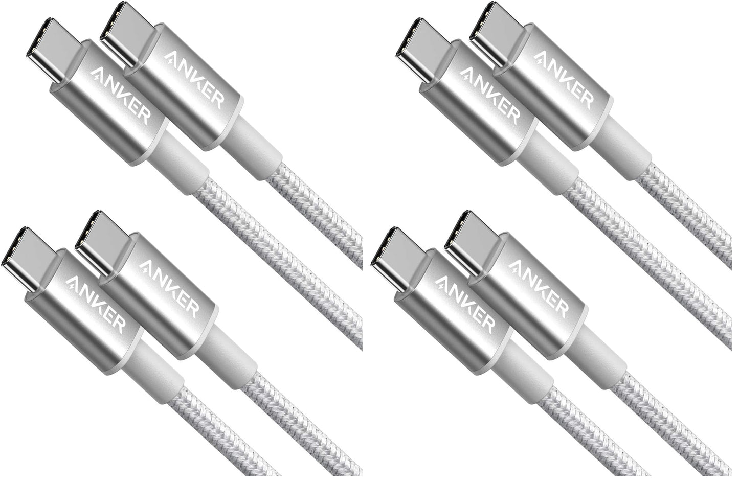 Anker USB C to USB C Cable, Type-C 60W Fast Charging Cable (6 FT, 2Pack) for iPhone 17 Series, iPad mini 6 and More (Black)