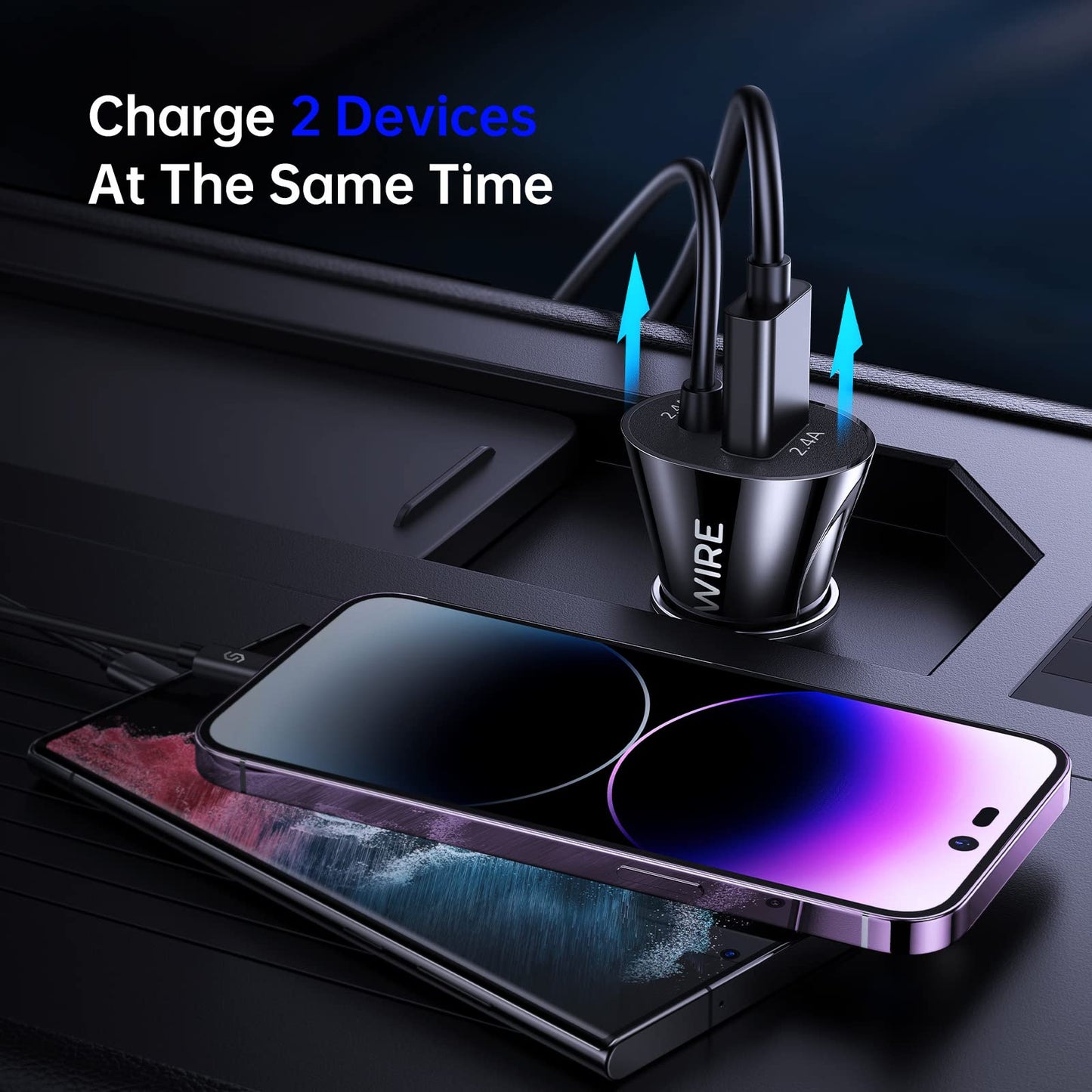 SyncCharge: MFi Lightning Car Adapter 4.8A/24W