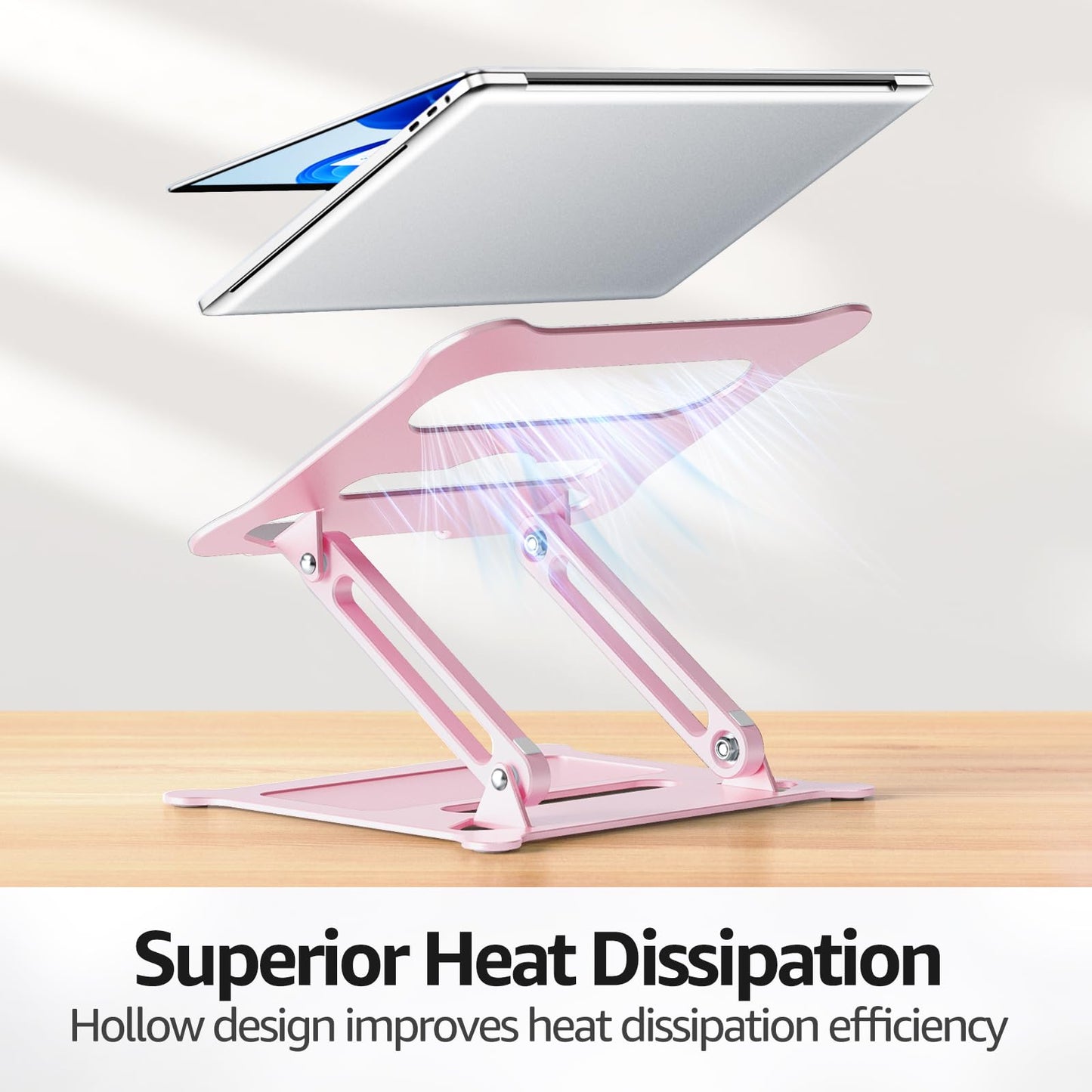 FlexLift: Adjustable Laptop Riser for All Models