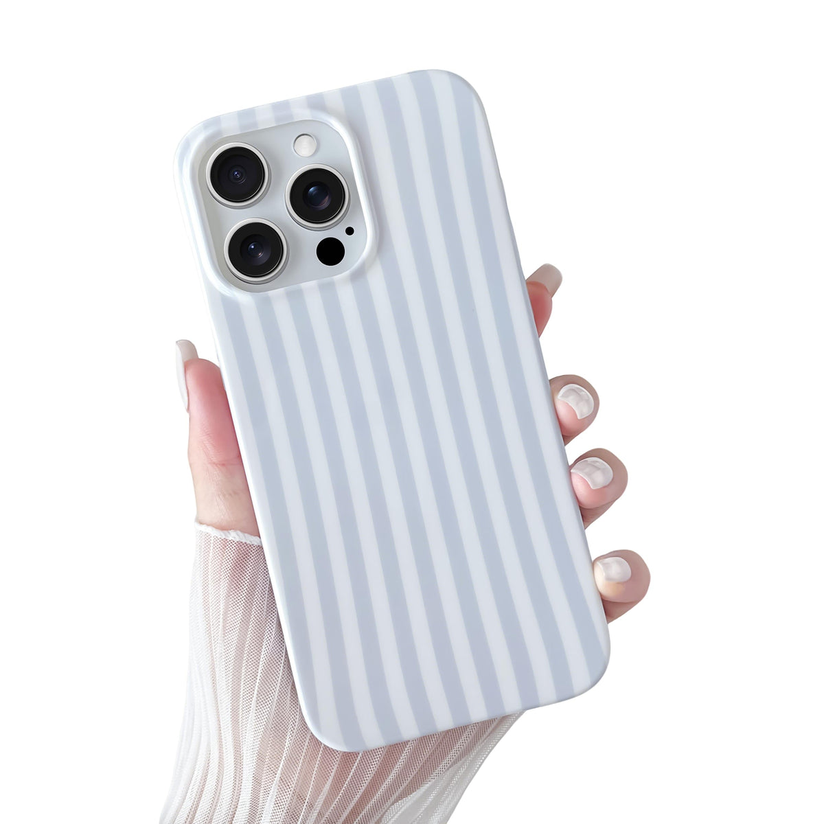 Yeddabox for iPhone 17 Pro Max Case Cute Striped Phone Case Soft TPU Slim Shockproof Phone Cover for Women Girls, Pink