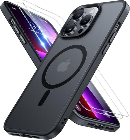 Miracase Magnetic iPhone 14 Case with Protectors