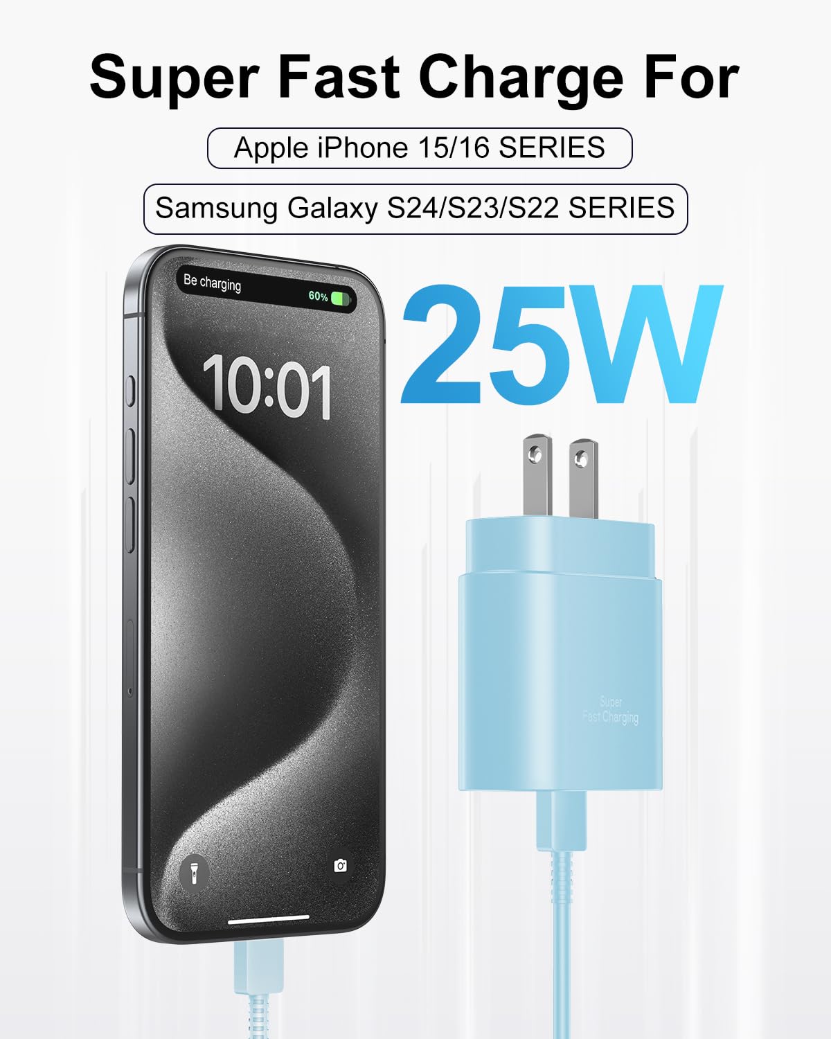 SwiftCharge Duo: 25W Type C Fast Charger Set - Small Enterprise