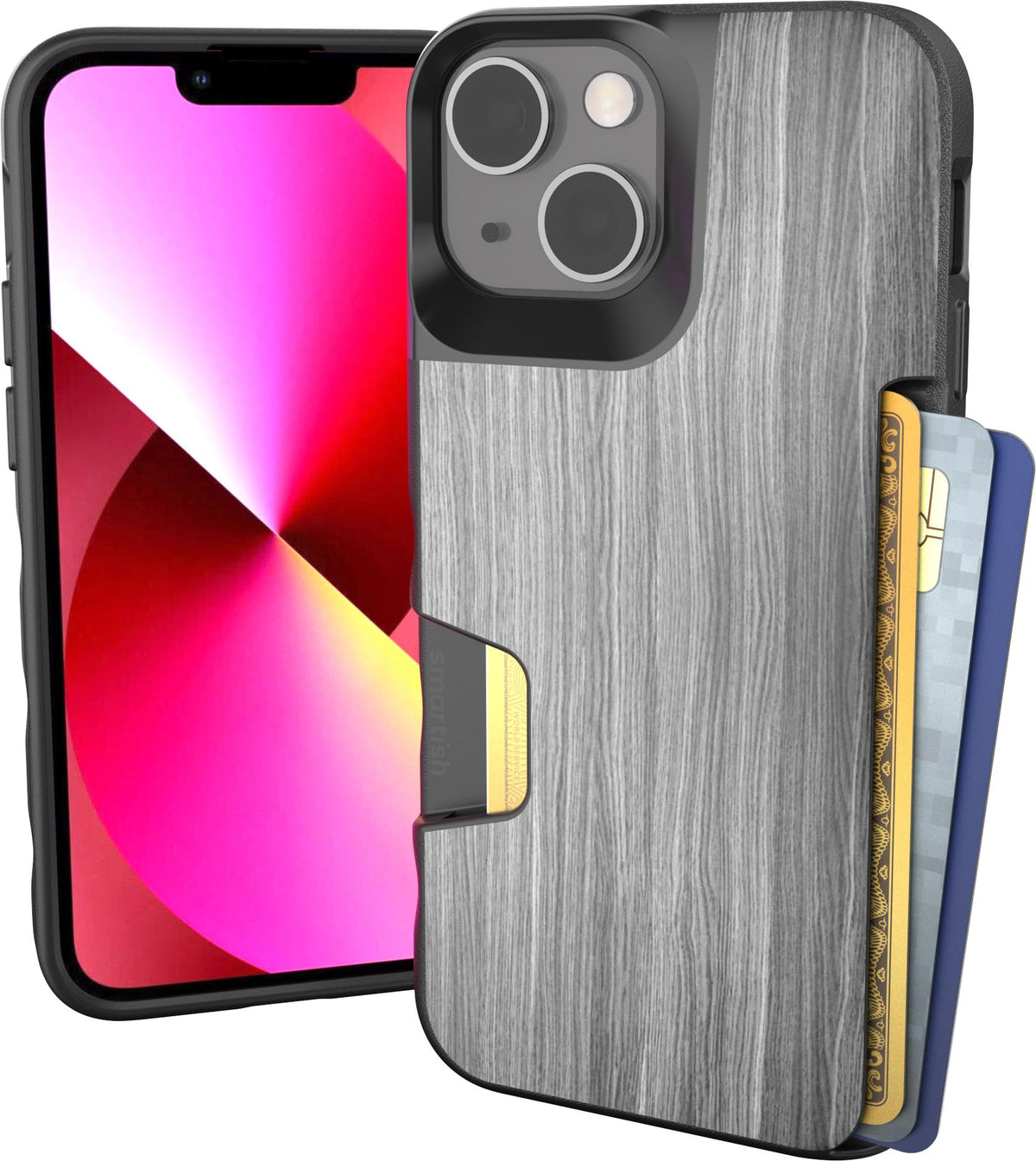 Smartish iPhone 18 Pro/17 Pro Wallet Case, Wallet Slayer V1, Cherry Blossom
