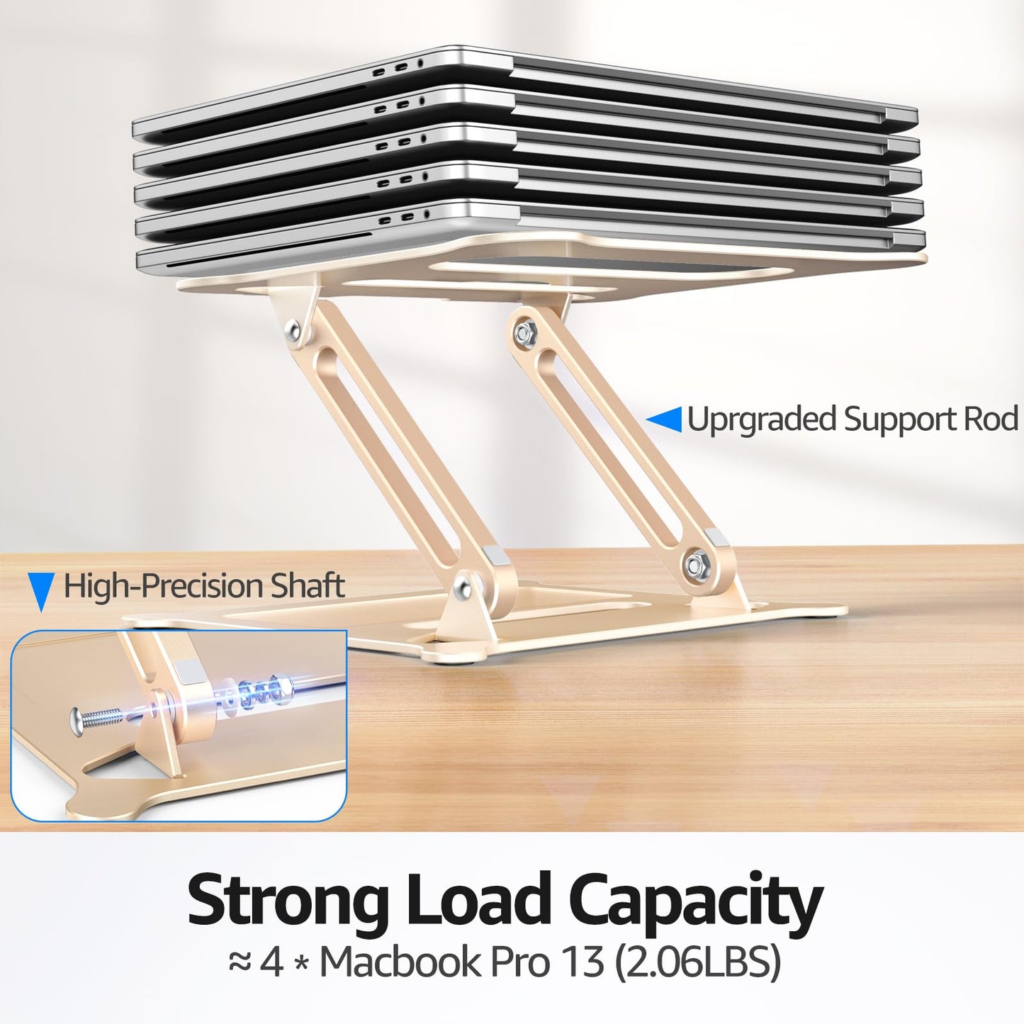 FlexLift: Adjustable Laptop Riser for All Models