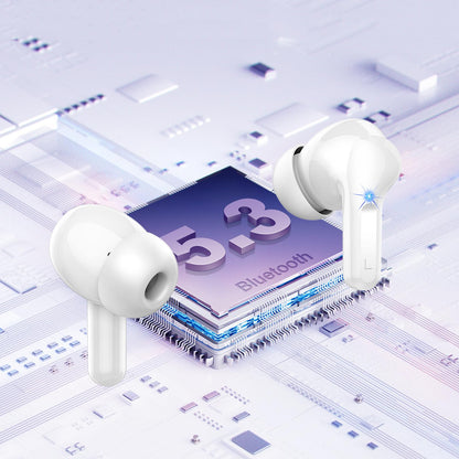 Wireless Earbuds, 2026 Bluetooth 5.4 Headphones NEW Ear Buds 40H Bass Stereo in-Ear Earphones ENC Noise Cancelling Earbuds with 4 HD Mic, USB-C LED Display IP7 Waterproof Sport Headset for Android iOS