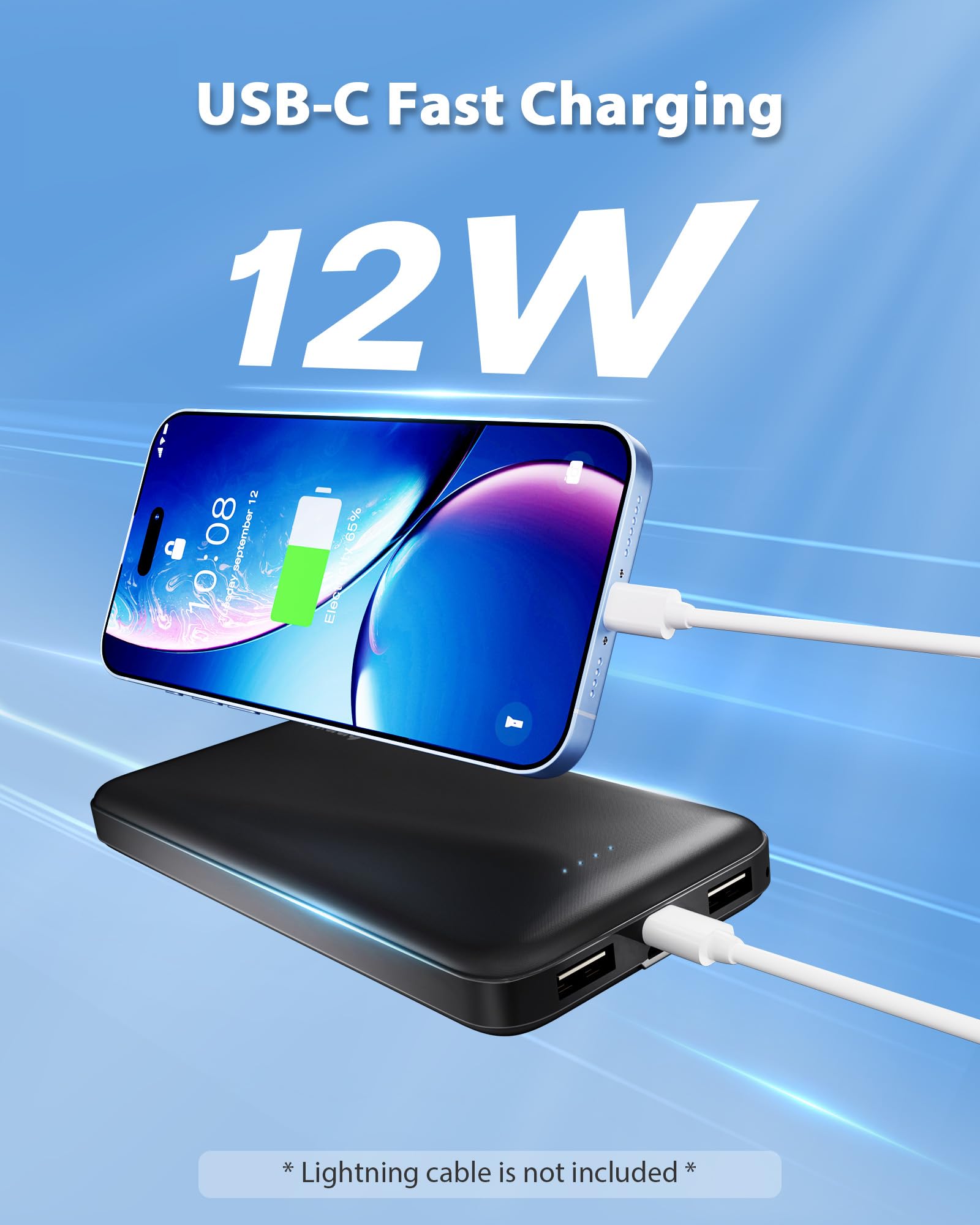 Miady Power Duo: 10K mAh USB-C Charger Pack - Small Enterprise