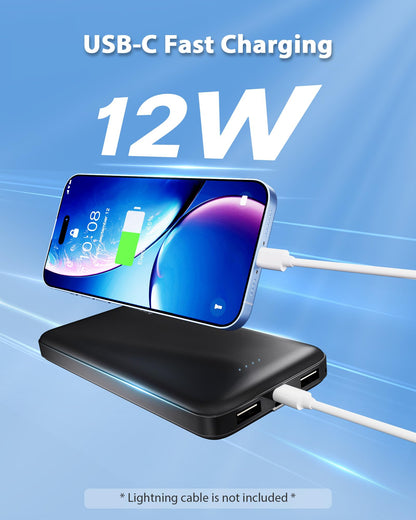 Miady Power Duo: 10K mAh USB-C Charger Pack - Small Enterprise