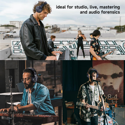 OneOdio Pro DJ Studio Over-Ear Headphones - Black