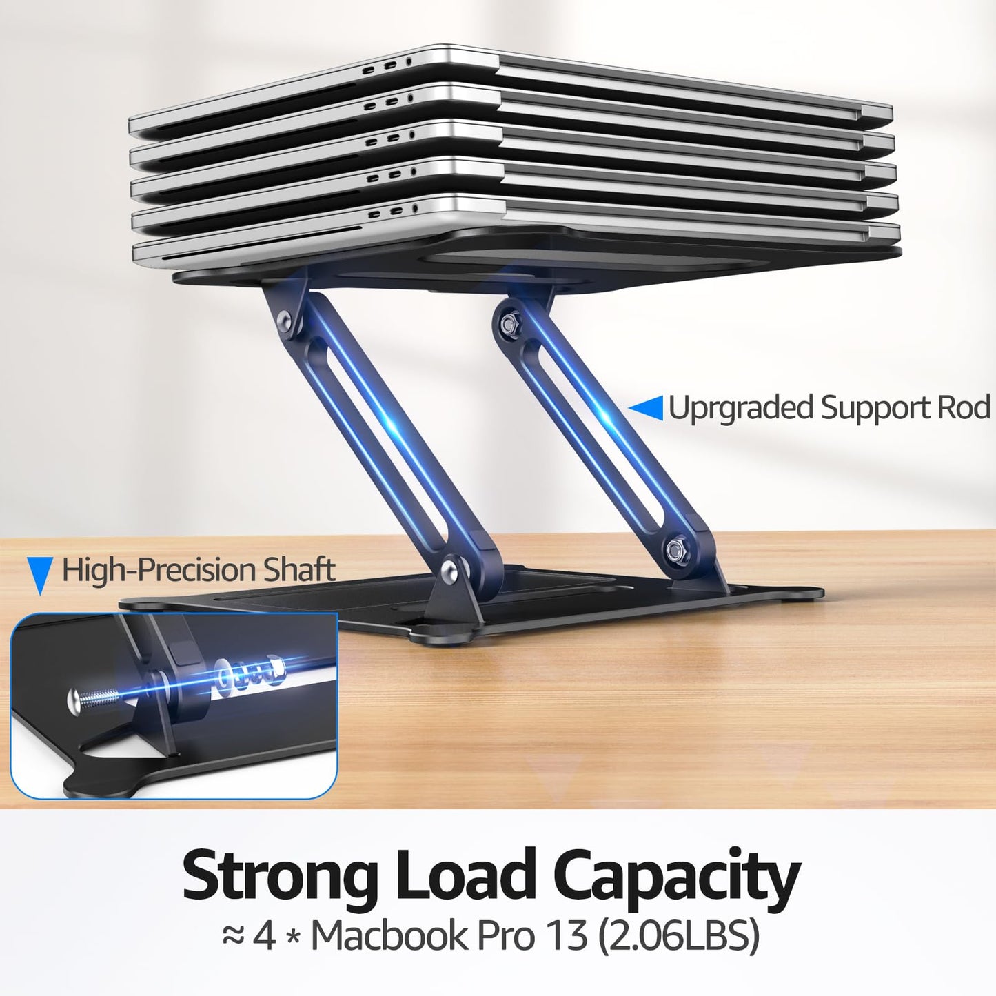 FlexLift: Adjustable Laptop Riser for All Models
