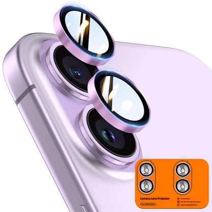 TOCOL Camera Lens Protector for iPhone 17 Tempered Glass HD Individual Scratch Resistant Camera Cover Accessories Case Friendly 2 Pack（Clear）