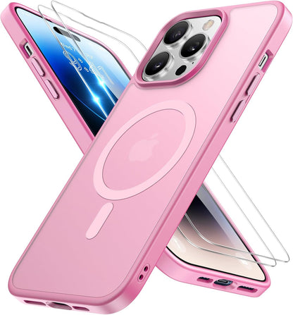 Miracase Magnetic iPhone 14 Case with Protectors