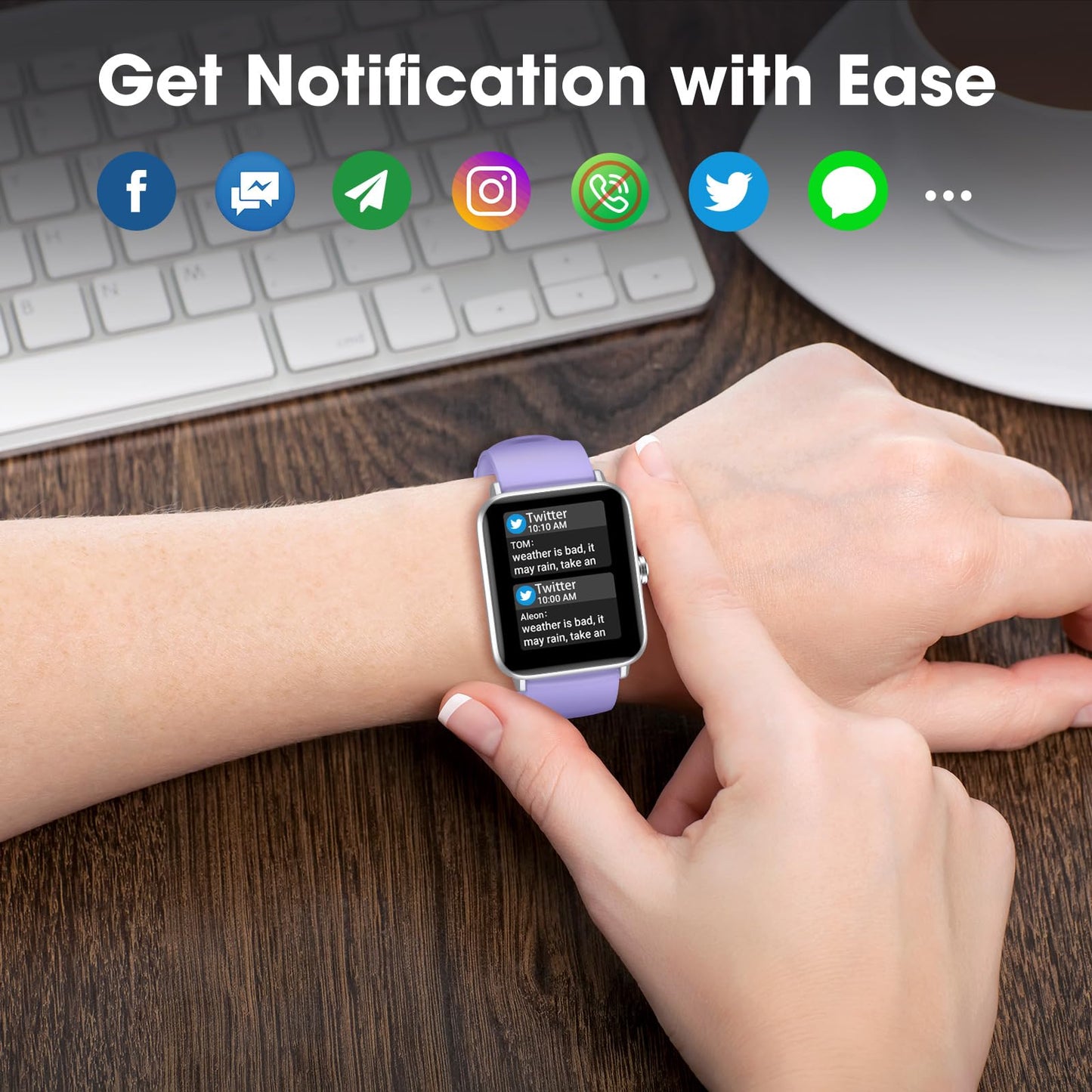 FitWatch Pro: Heart & Sleep Tracker Smartwatch 1.5 - Small Enterprise