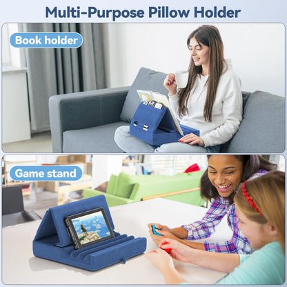 FoldMate: Versatile Tablet Pillow Stand with Pocket