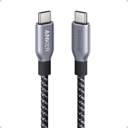 Anker Prime USB C to USB C Cable, 240W Fast Charging Cord, Upcycled-Braided Nylon with 100-Year Bend Durability for iPhone 17 Series, MacBook, Galaxy S24(6 FT)