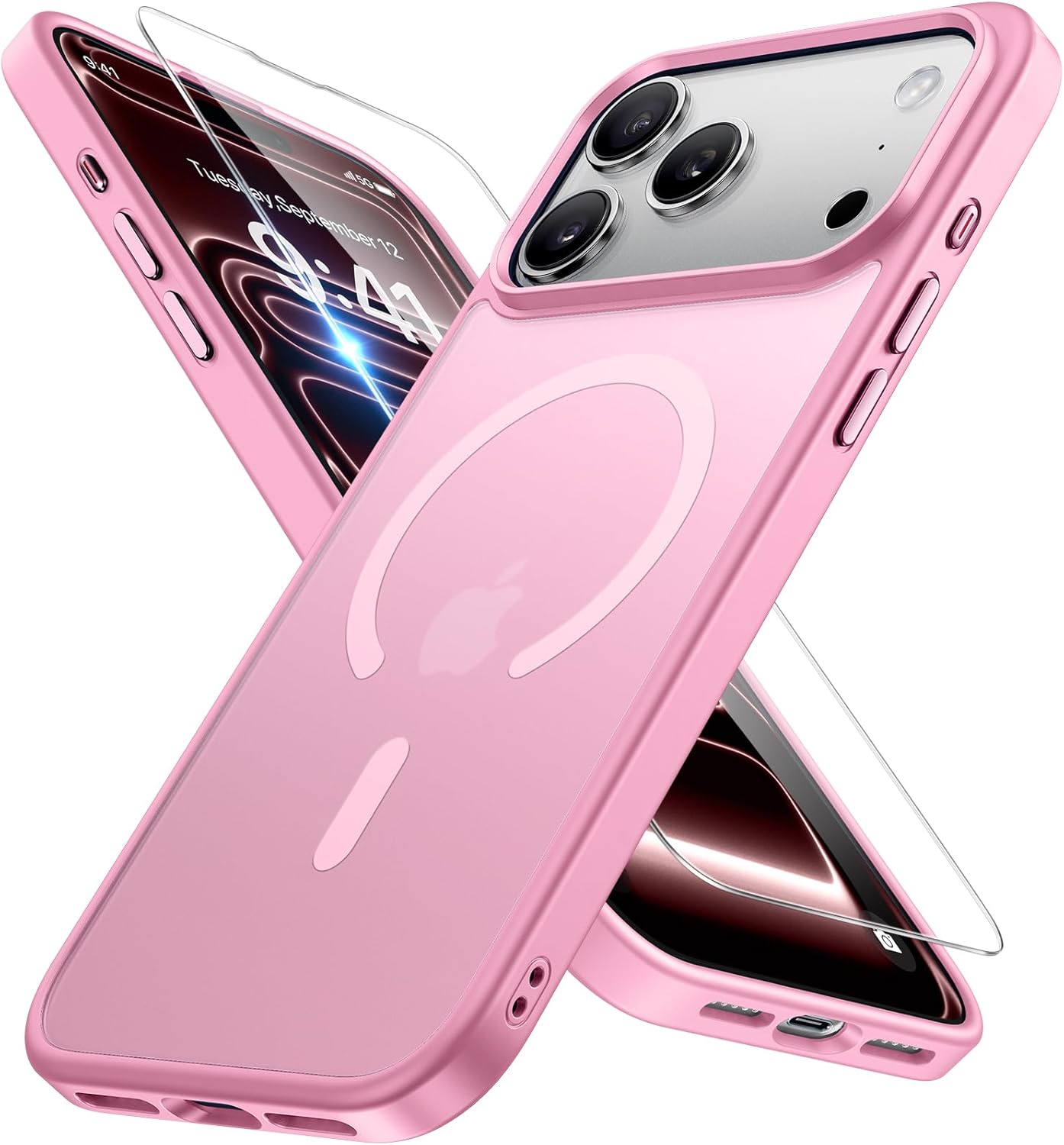 Miracase Magnetic iPhone 14 Case with Protectors